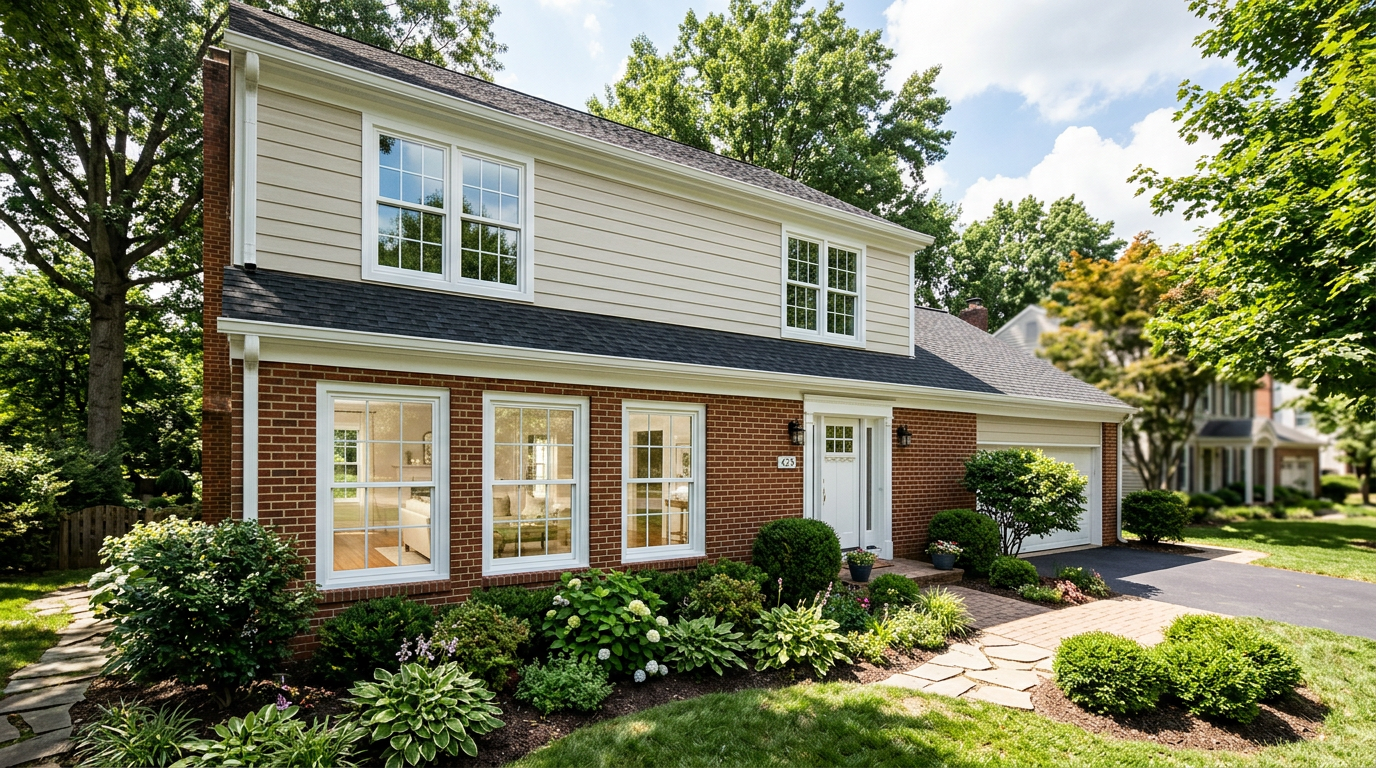 replacement windows northern virginia home exterior