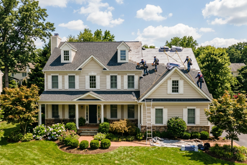 roof replacement northern virginia home