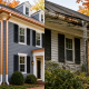 Before and after comparison of damaged vs new gutters on Northern Virginia home
