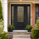 Entry door replacement cost in Northern Virginia for a new fiberglass front door