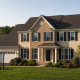 Roof shingle colors on a Northern Virginia home with GAF Timberline architectural shingles
